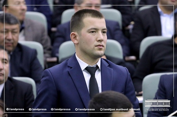 Andijon tumani hokimi v.v.b: Olimov Omadbek Odiljon o‘g‘li